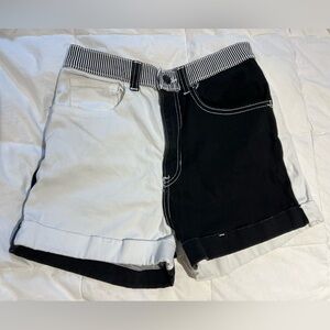 American Apparel Colorblock Women Shorts